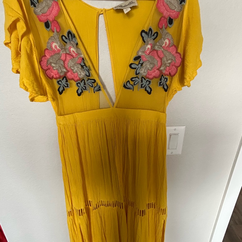 Cleobella Sunlit Floral Embroidered Dress